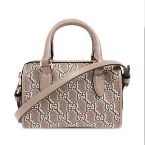 GUCCI  Gg Shadow Mini Shoulder Bag - Taupe Gg Leather NWT